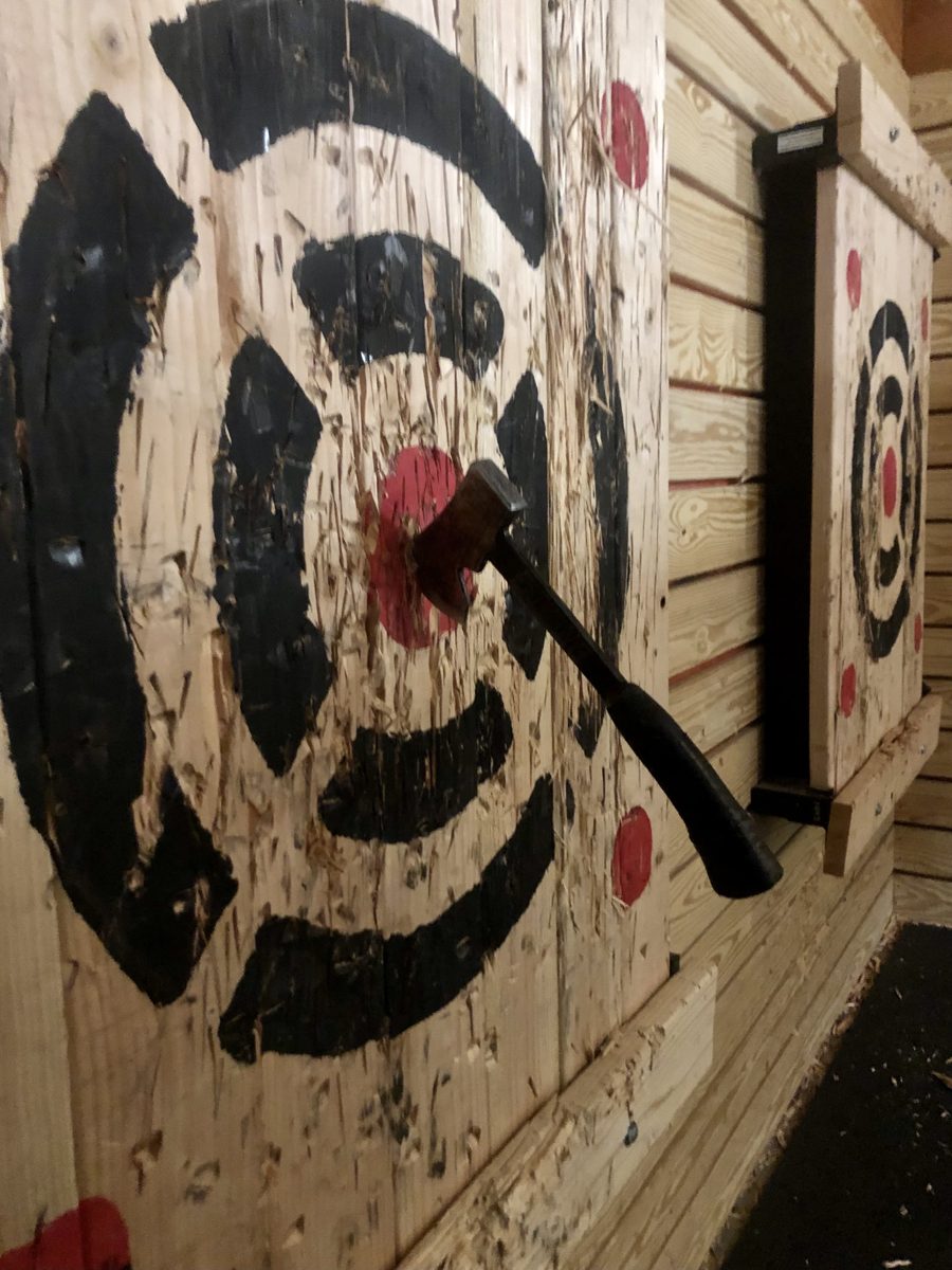 Axe throwing for stag & hen weekends in the UK