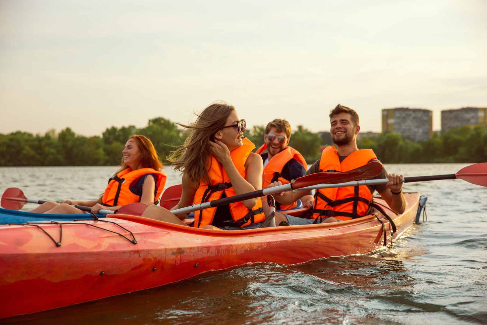 Kayaking & canoeing for stag & hen weekends in the UK