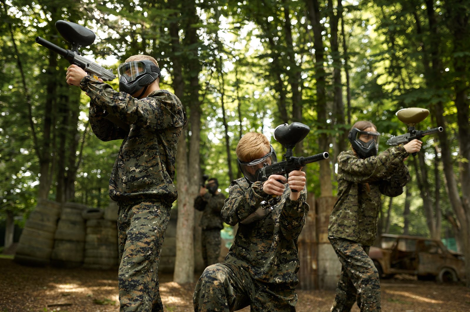 Paintball & laser combat for stag & hen weekends in the UK