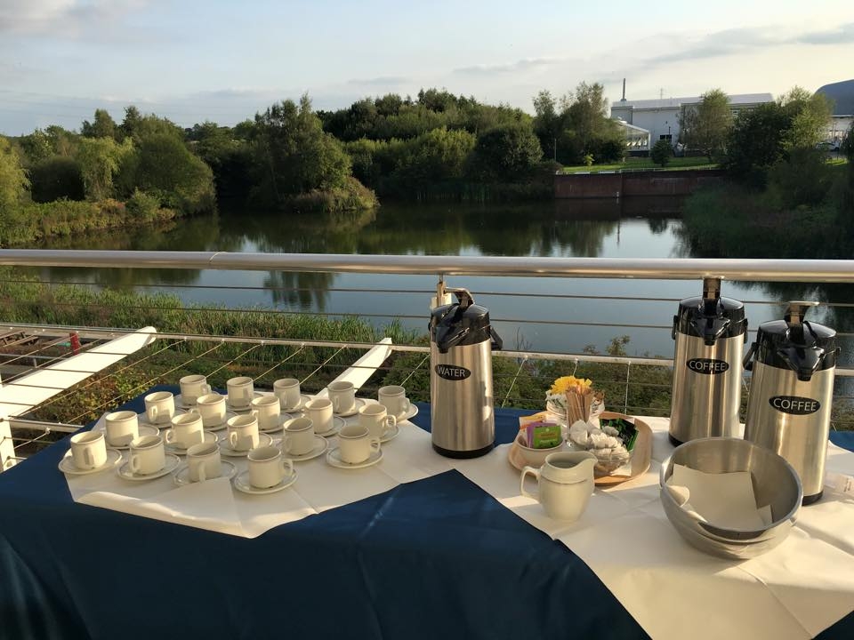 Outdoor mezzanine balcony