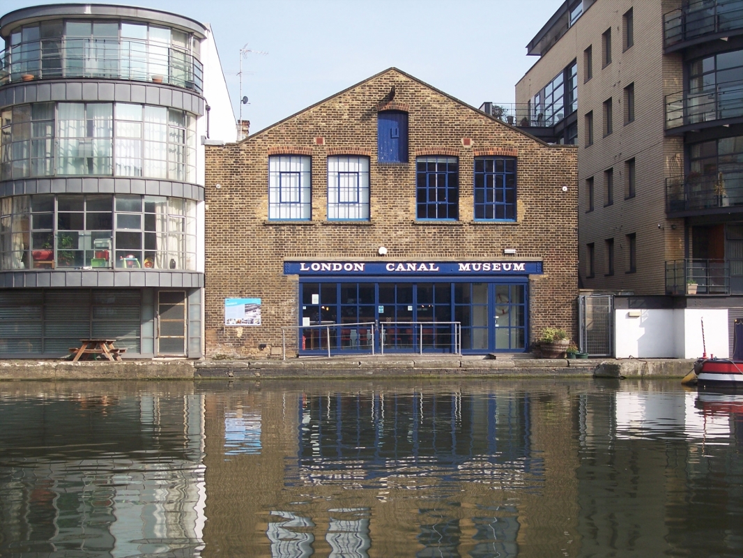 A Victorian warehouse beside the water in central London