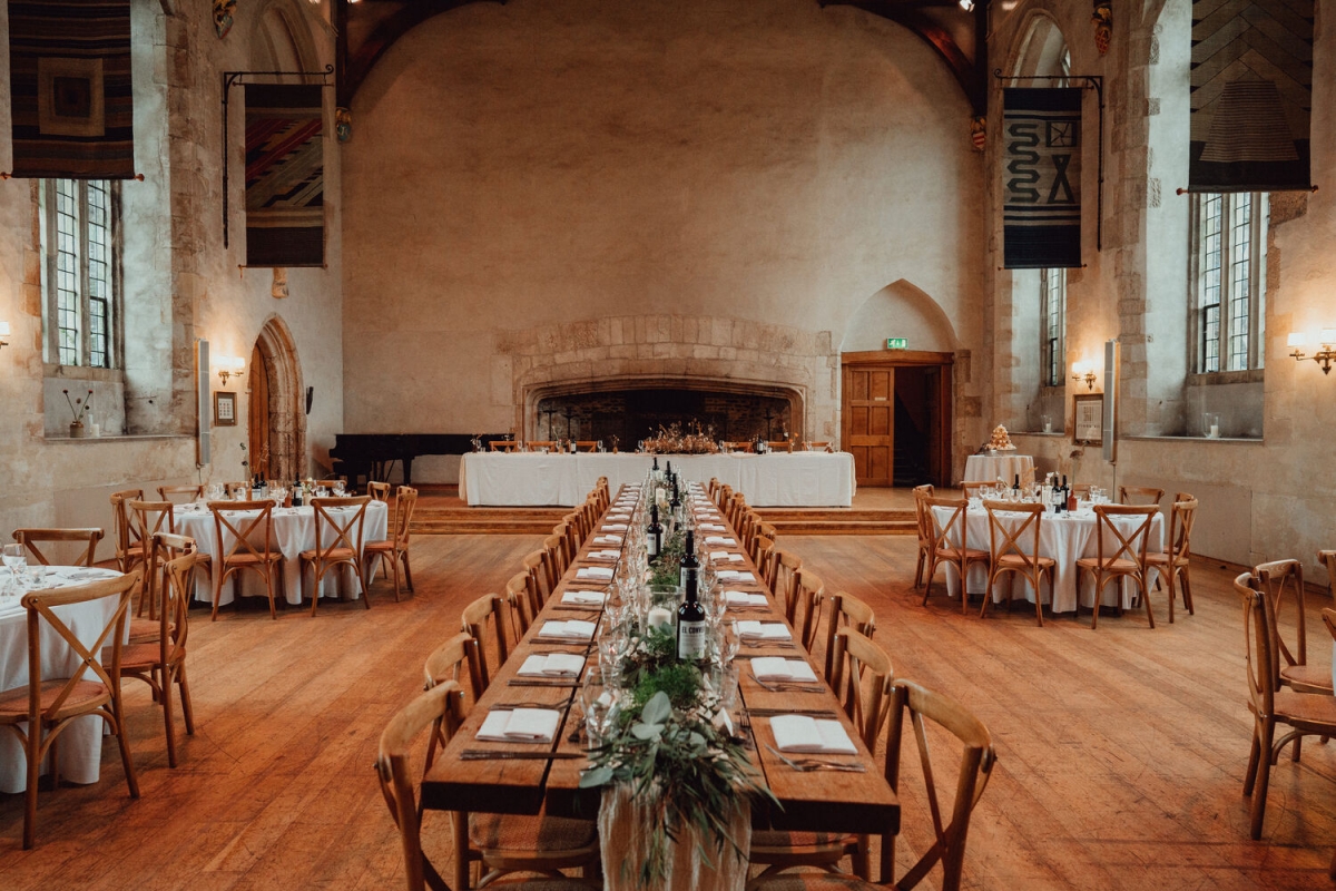 The Great Hall set up