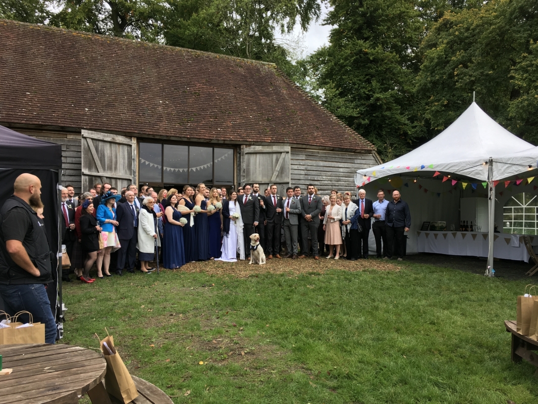 Group photo lab dressed for the occasion 