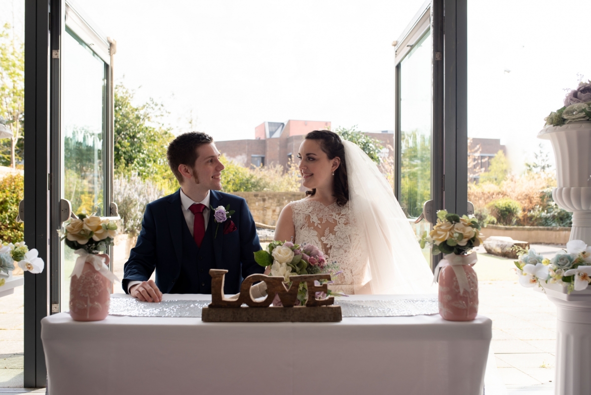 Great North Museum: Hancock wedding photograph by Laurence Sweeney Photography