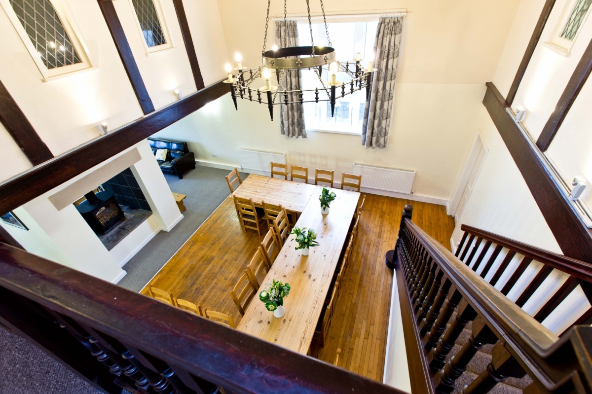 View from the minstrels gallery