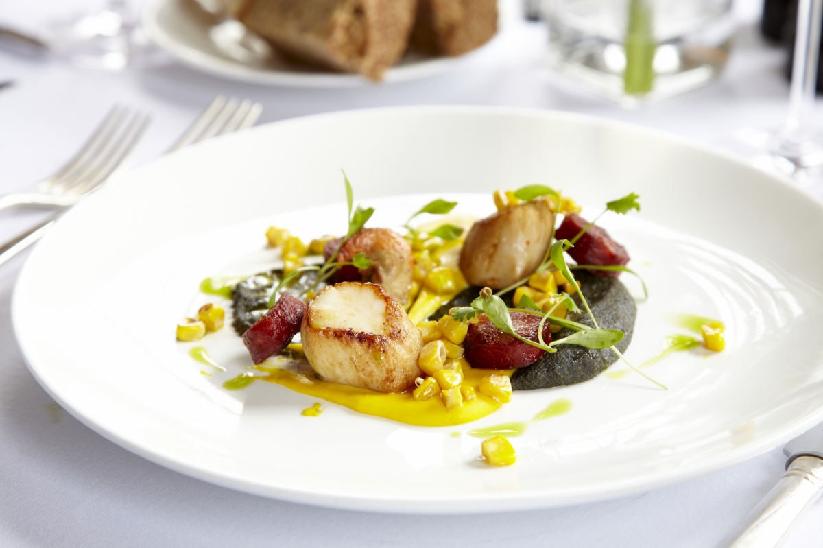 Talbot Hotel Roast King Scallops
