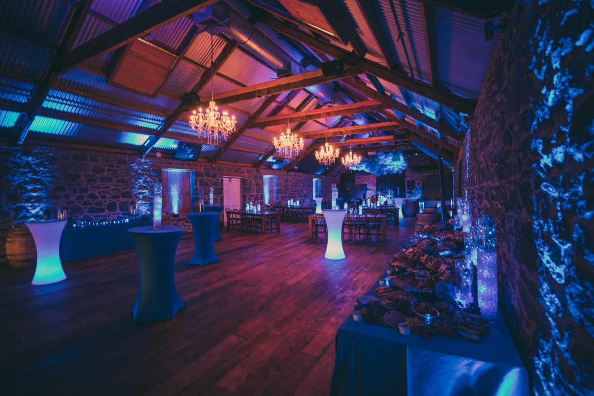 Blue Venue for a client Christmas Function