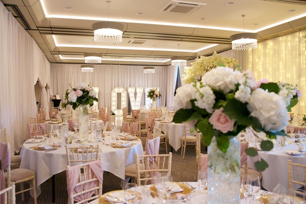 Wedding reception at Barnham Broom 