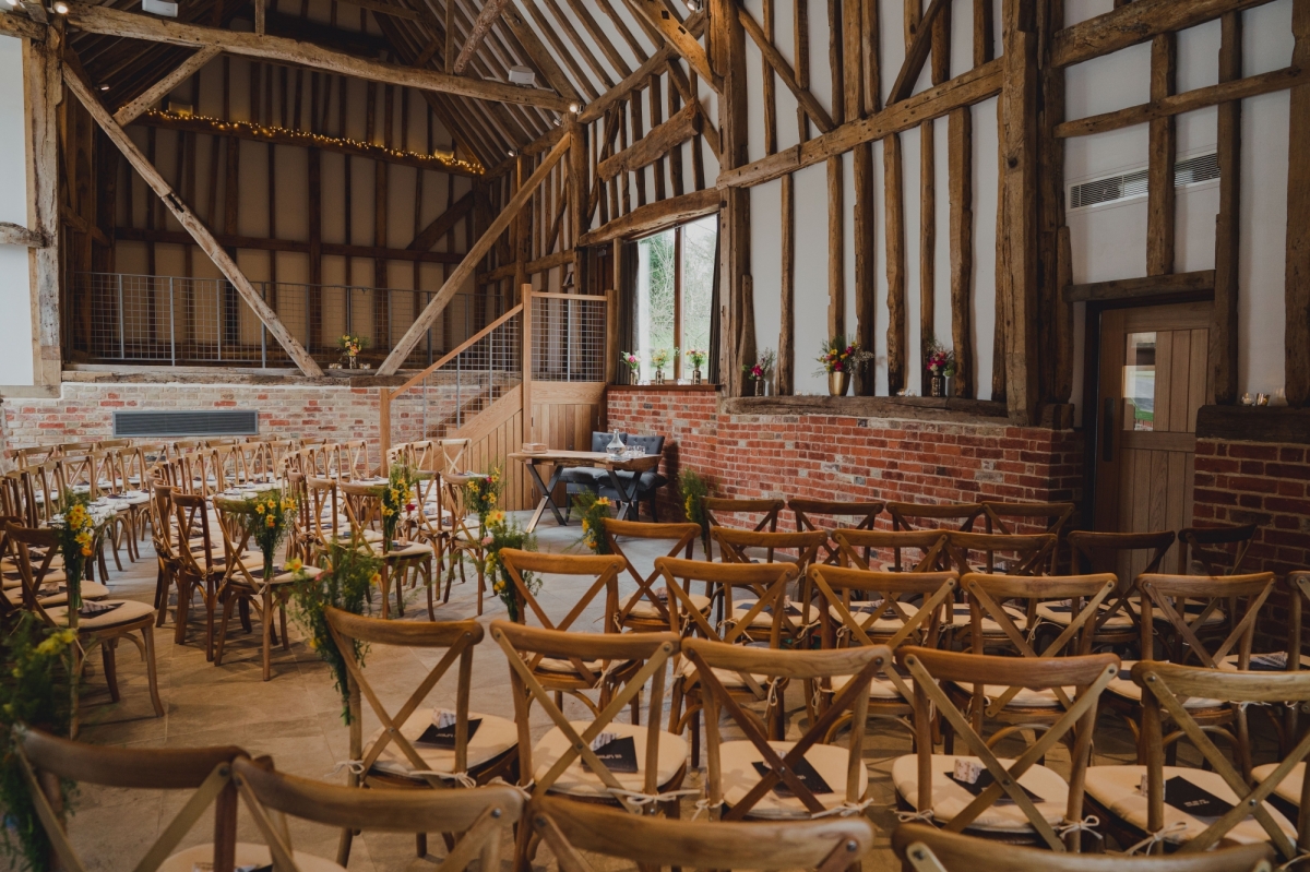 Ceremony in The Oak Barn