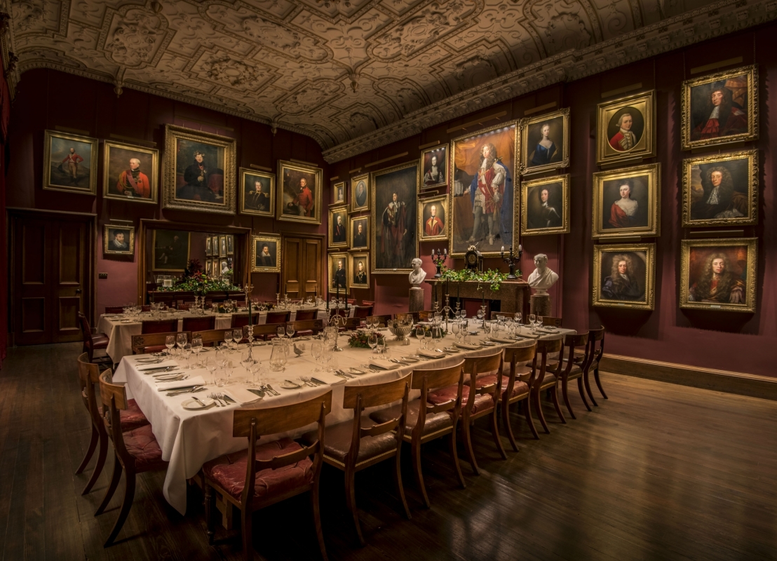 Dinner in the State Dining Room, Thirlestane Castle