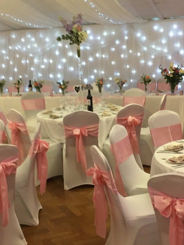 Wedding with full lighting package