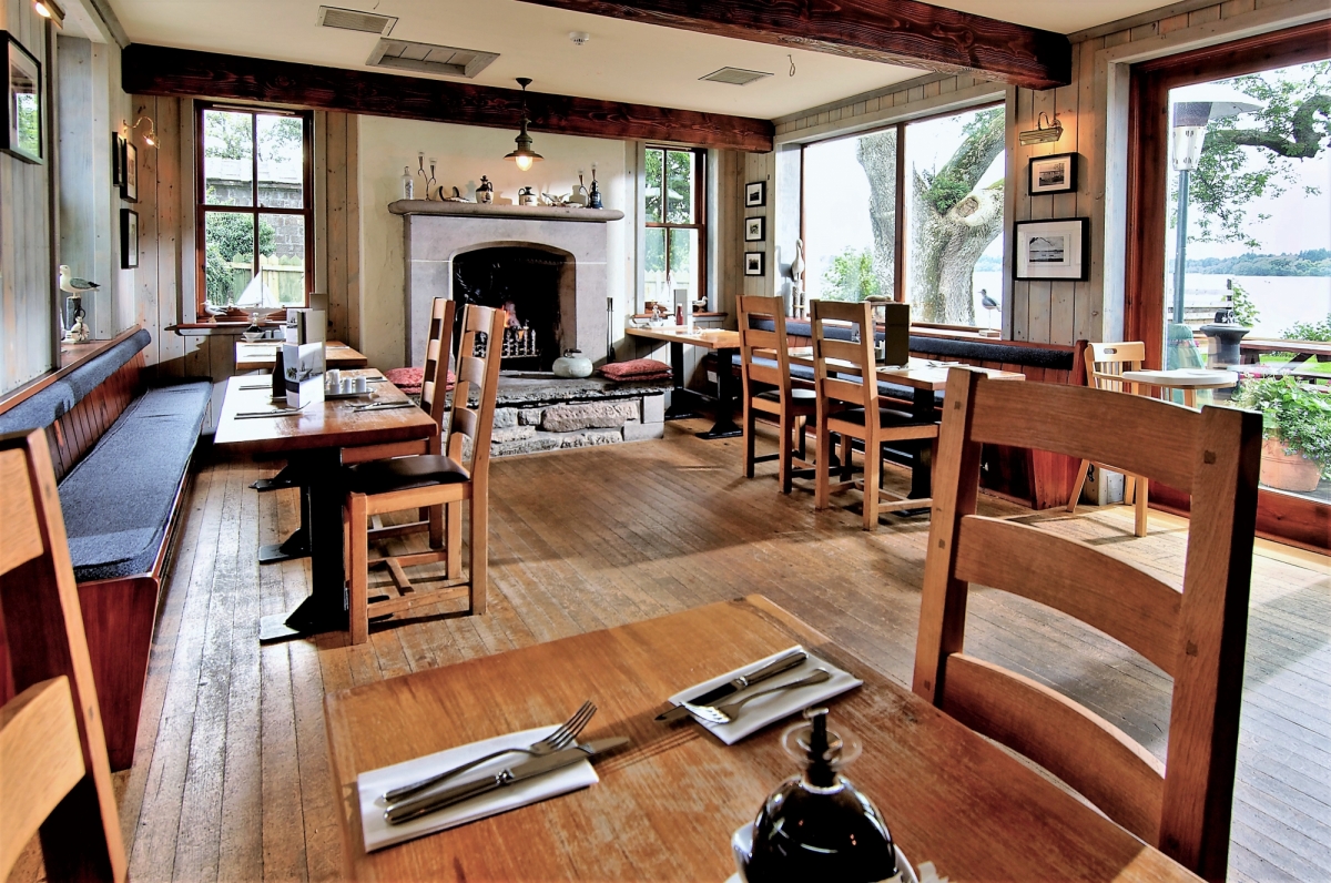 Our cosey Bar with log fire