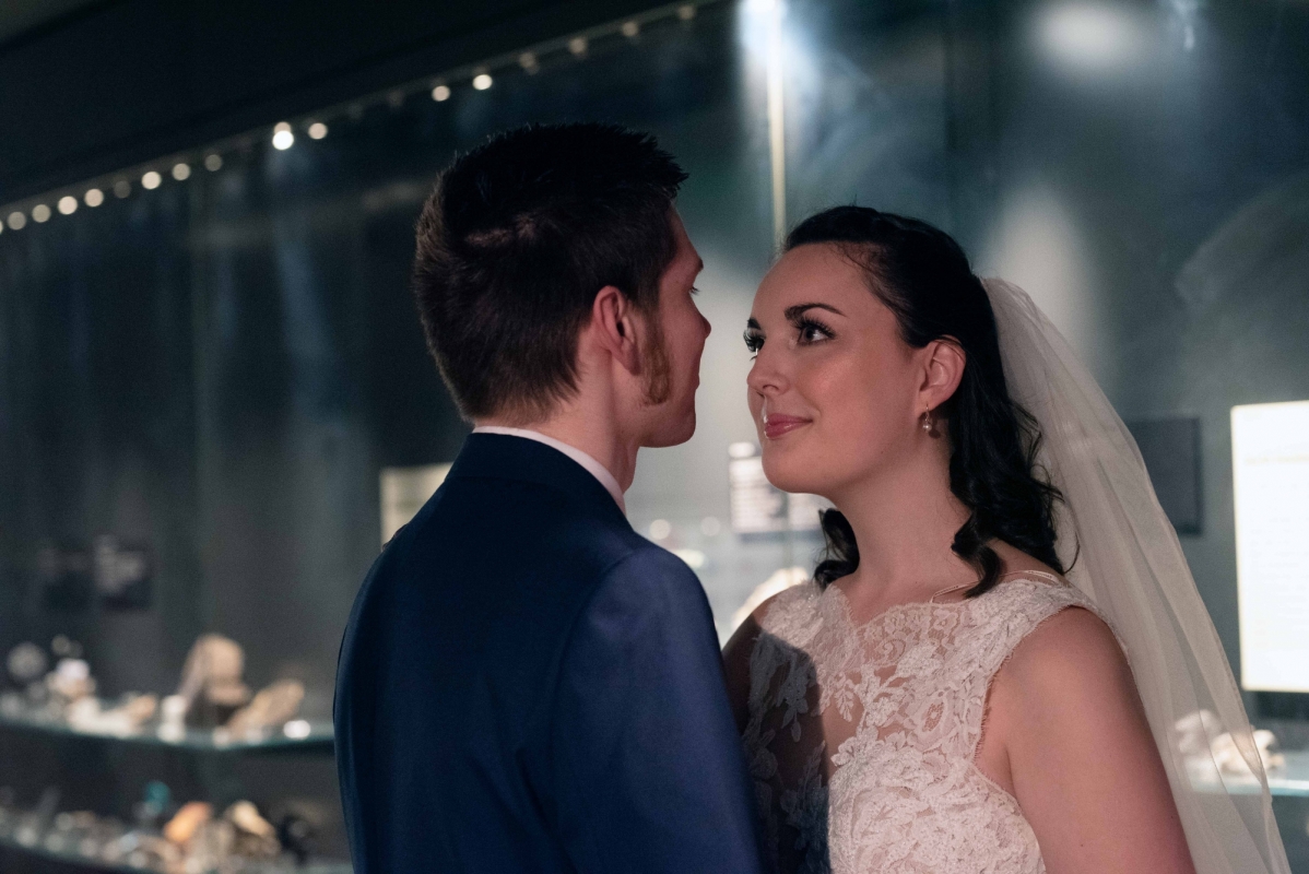 Great North Museum: Hancock wedding photograph by Laurence Sweeney Photography