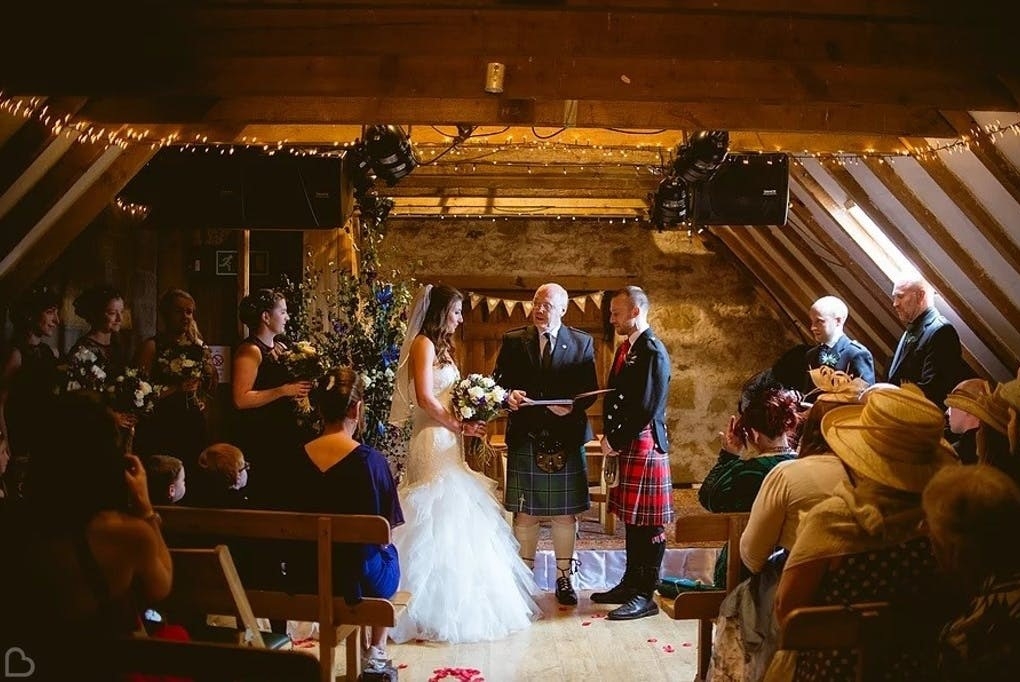 The Loft wedding ceremony