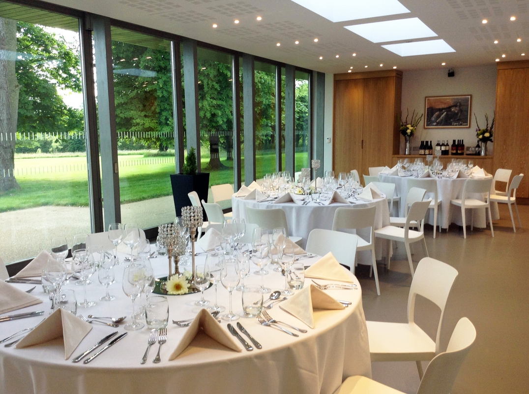 Dane Tree House set up for a dinner