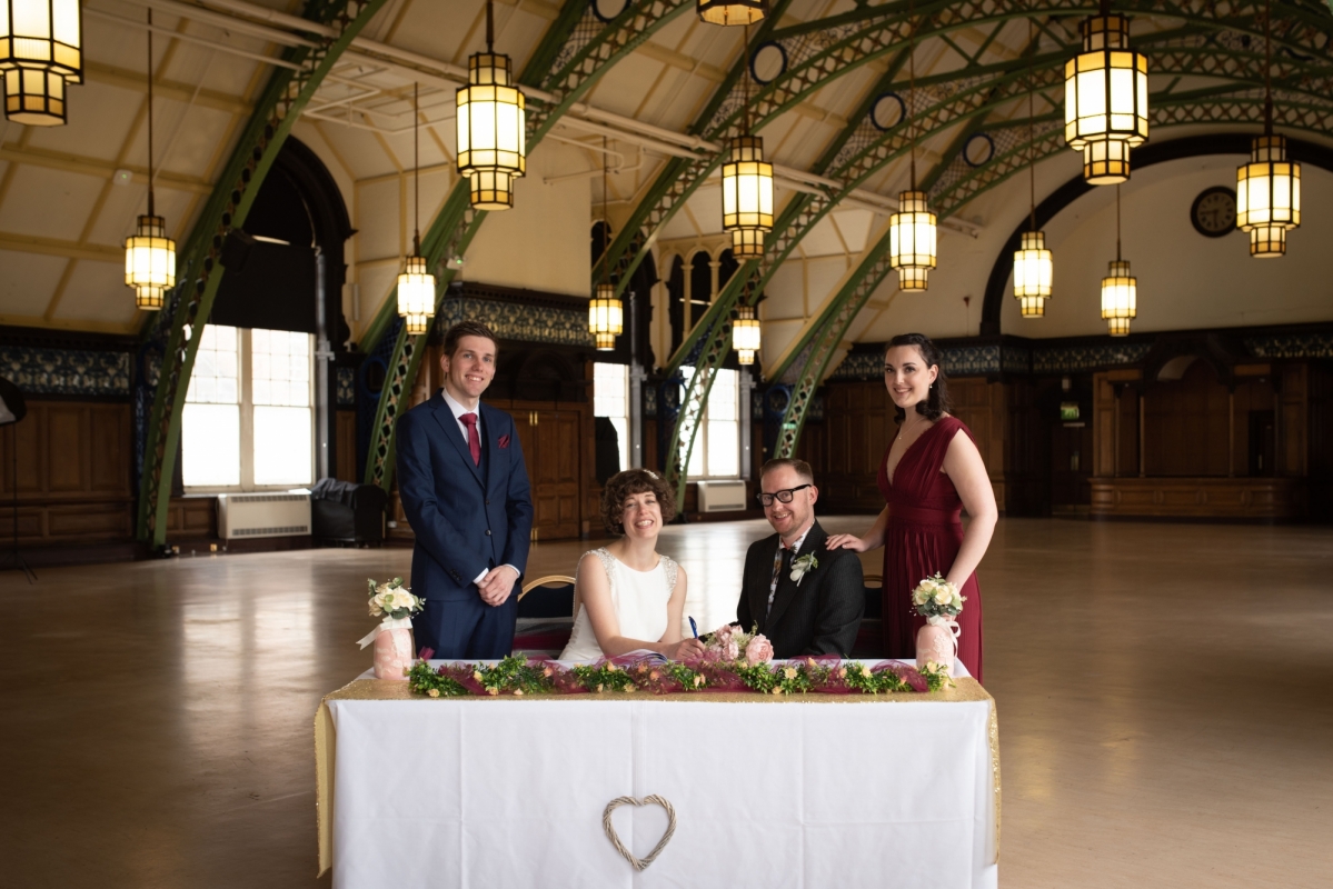 Discovery Museum wedding photograph by Laurence Sweeney Photography