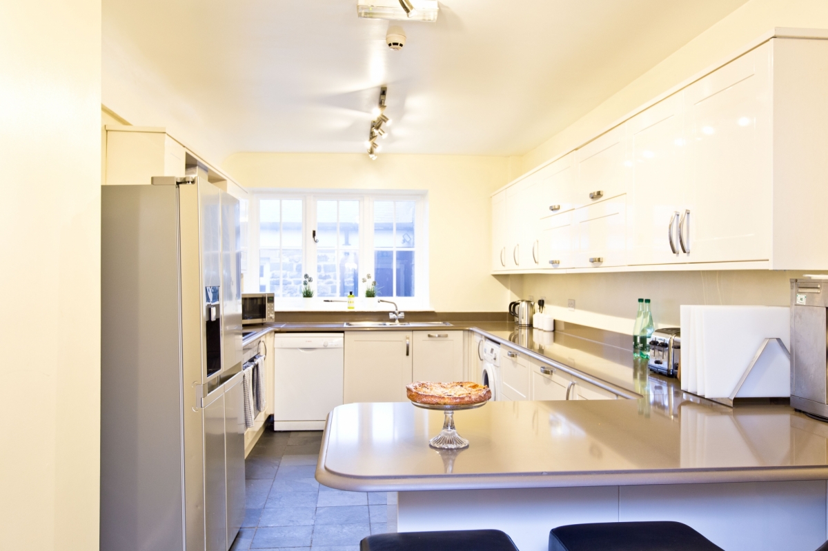 Well equipped kitchen for large group catering 