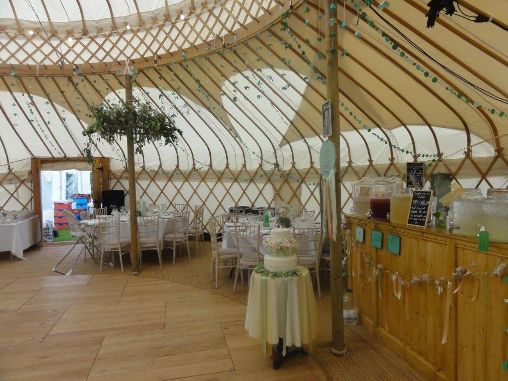 Wedding yurt