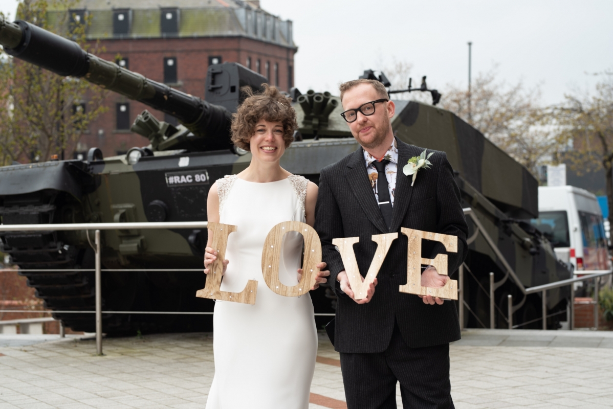 Discovery Museum wedding photograph by Laurence Sweeney Photography