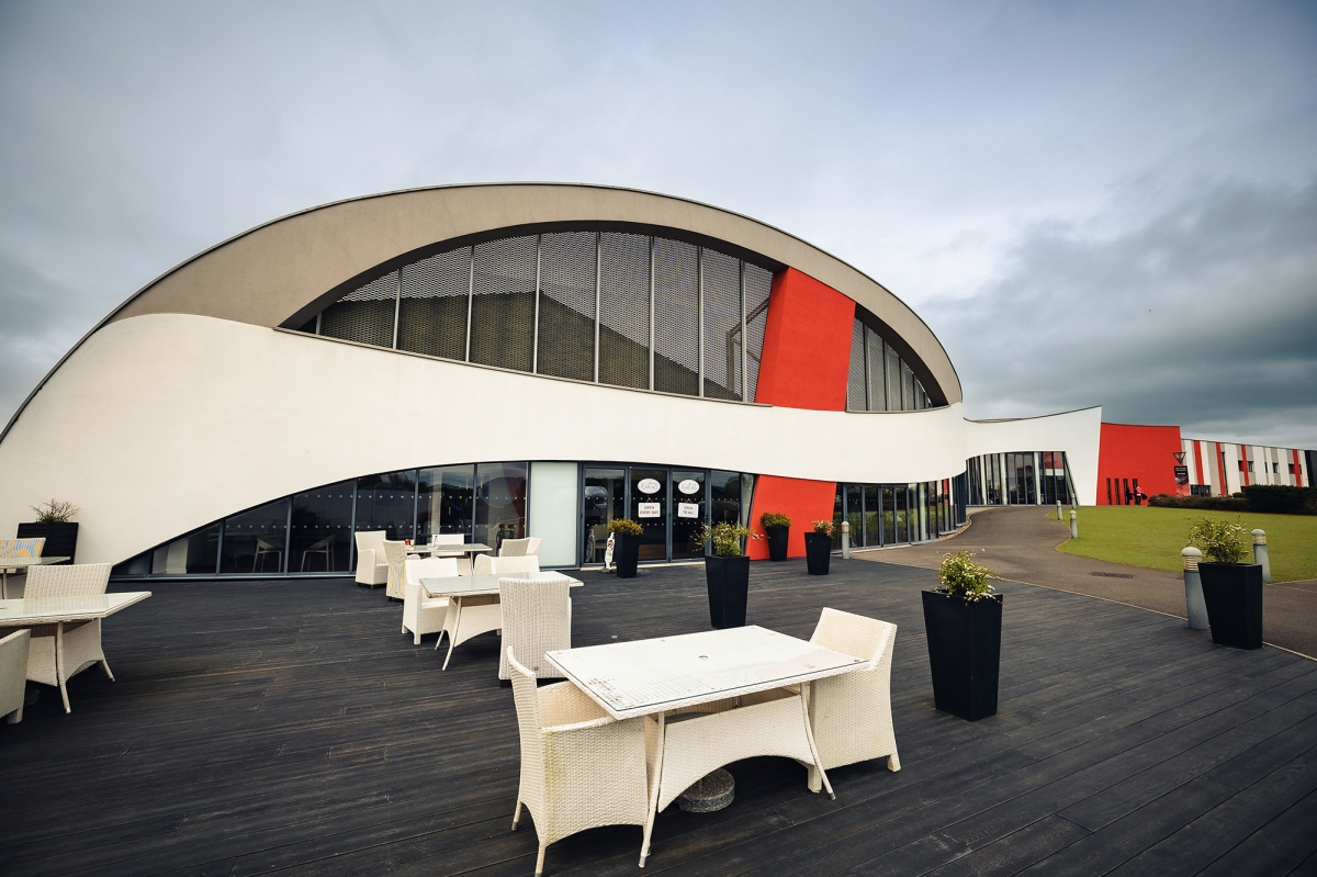 Venue building exterior and outside area