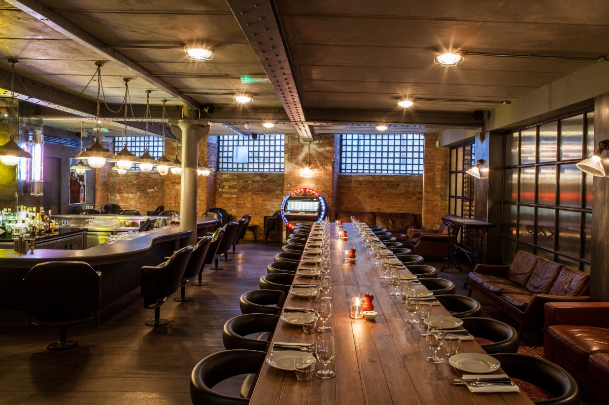 Mark's Bar feast tables