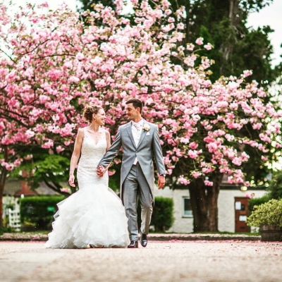 Spring blossom weddings at Hayne House