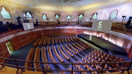 Assembly Hall, view from gallery