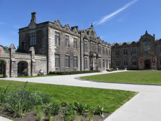 Lower And Upper College Halls At The University Of St Andrews