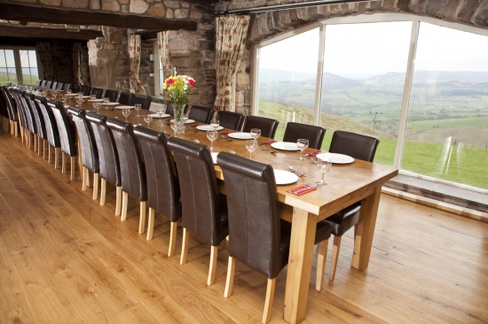 Dining table seats 34