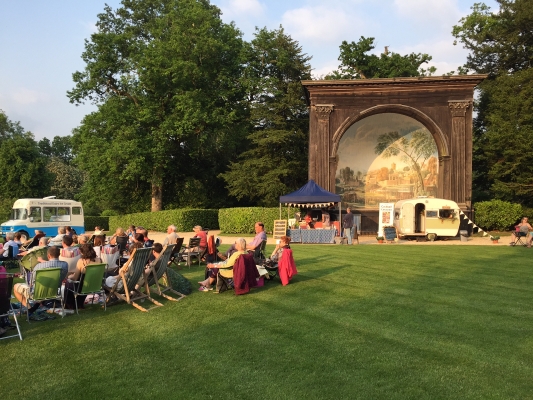Outdoor theatre on the lawn