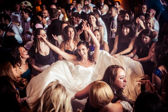 Bride Partying- Credit Blake Ezra Photography