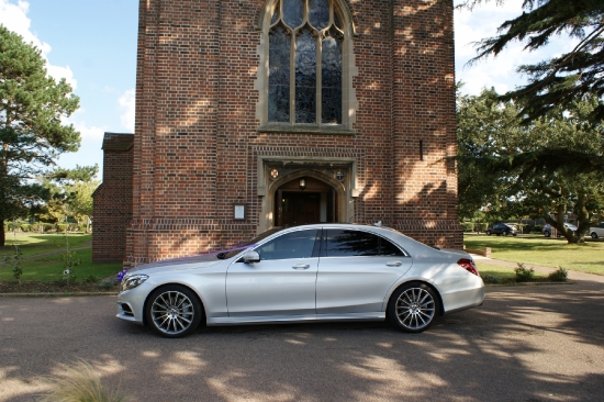 Mercedes S class limousine/church