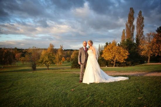A gorgeous autumn wedding at Abbey Hill Golf Centre, Milton Keynes.