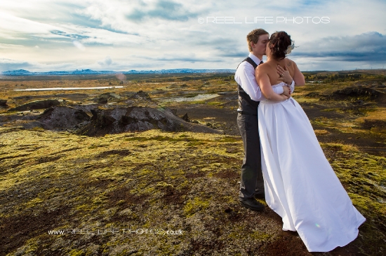 Iceland Wedding Kiss