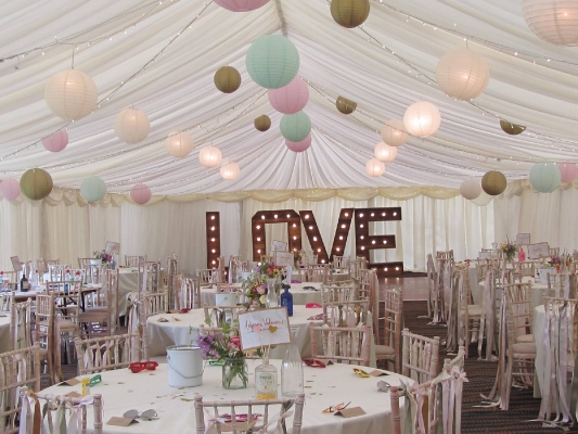 Clearspan Marquee Wedding