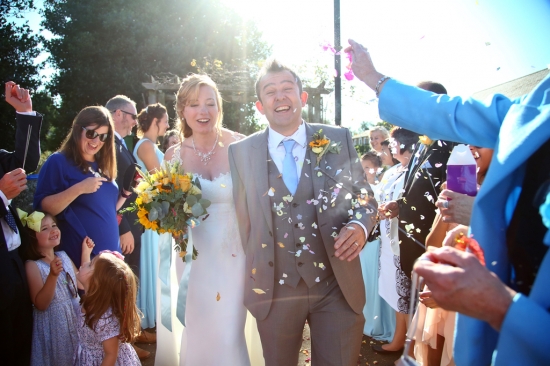 The confetti shot, always a favourite!