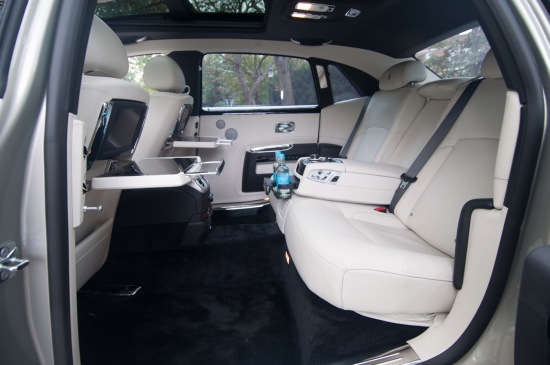 Rolls Royce Ghost inside View 