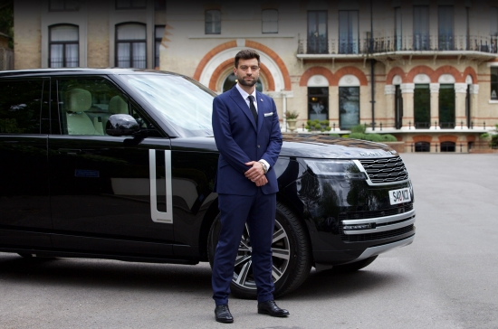 Chauffeur and Range Rover