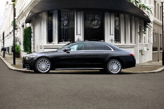 Black S-Class Mercedes