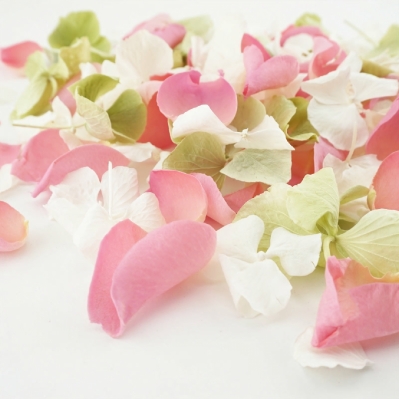 Freeze-dried petal confetti mix