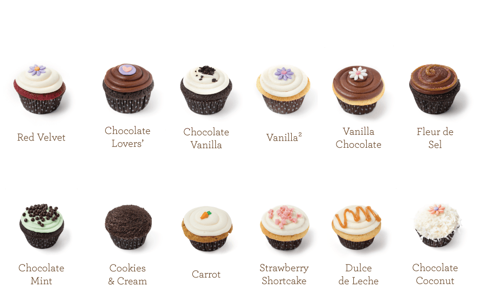 dots cupcakes