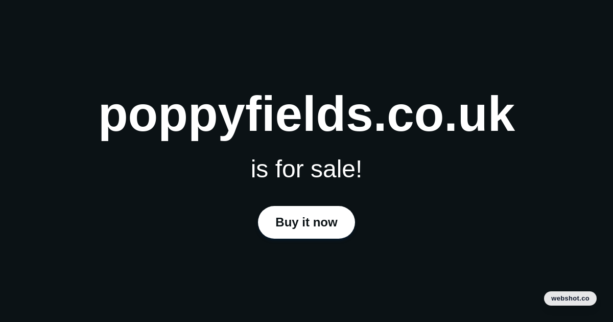 Poppy Fields