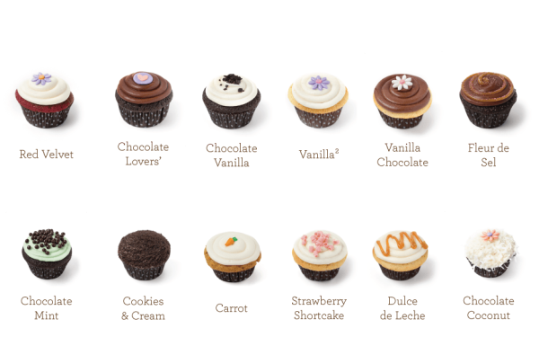 dots cupcakes
