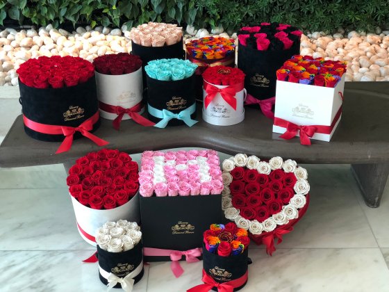 Luxury Diamond Flowers